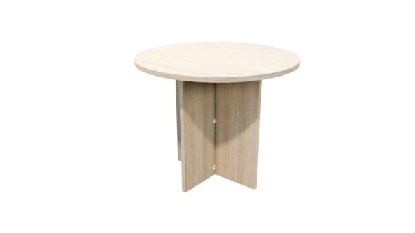 Zealand Office Furniture Seasoned Oak Round Meeting Table