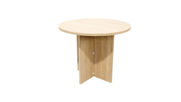 Zealand Office Furniture Sublime Teak Round Meeting Table