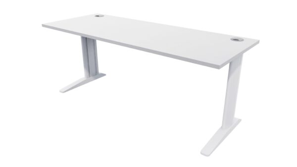 Mirage Desk 1500 x 600mm Silver Strata SKU Code 20006 19 scaled Online Furniture NZ