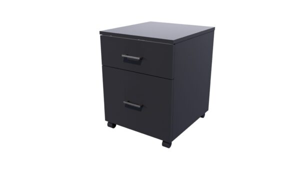 Mobile 1 File 1 Drawer Mirage Locking Black SKU Code 20022 08 scaled Online Furniture NZ