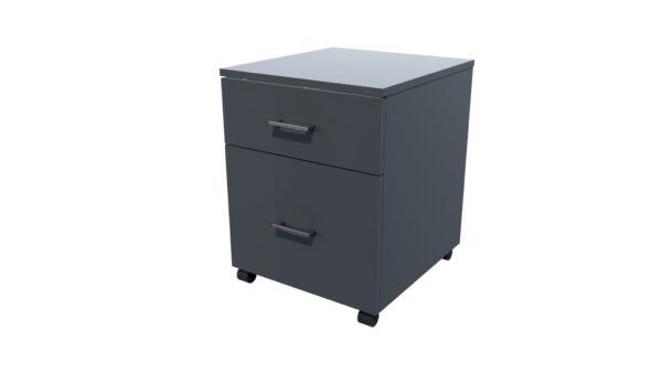 Mobile 1 File 1 Drawer Mirage Locking Carbon SKU Code 20022 02 scaled Online Furniture NZ