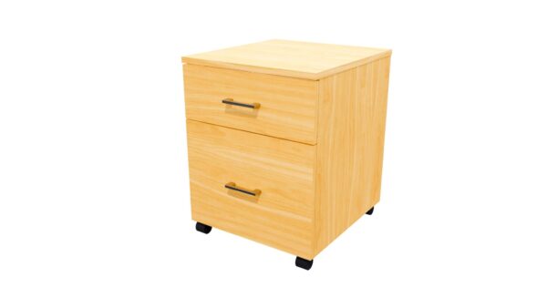 Mobile 1 File 1 Drawer Mirage Locking NZ Tawa SKU Code 20022 05 scaled Online Furniture NZ