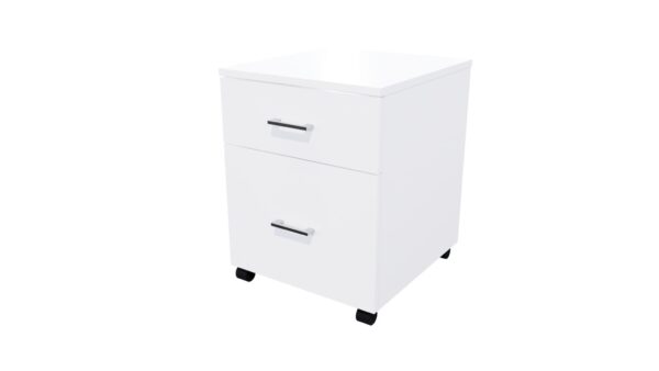 Mobile 1 File 1 Drawer Mirage Locking White SKU Code 20022 03 scaled Online Furniture NZ