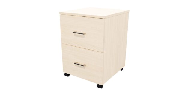 Mobile 2 File drawer Locking Aged Ash SKU Code 10018 13 scaled Online Furniture NZ