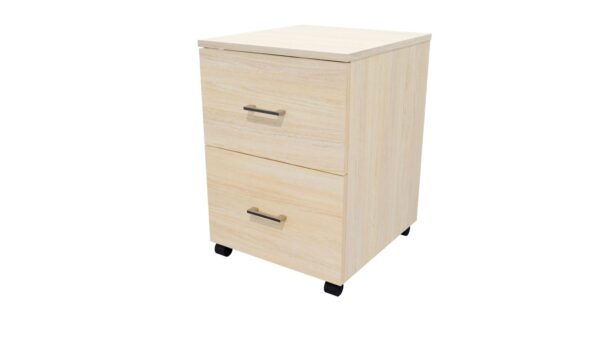 Mobile 2 File drawer Locking Seasoned Oak SKU Code 10018 16 scaled Online Furniture NZ