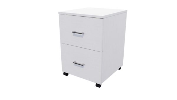 Mobile 2 File drawer Locking Silver Strata SKU Code 10018 19 scaled Online Furniture NZ