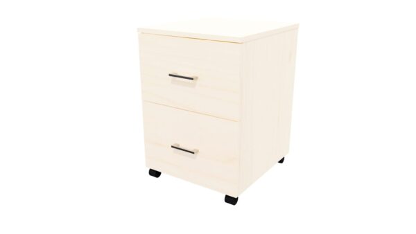 Mobile 2 File drawer Locking Washed Maple SKU Code 10018 01 scaled Online Furniture NZ