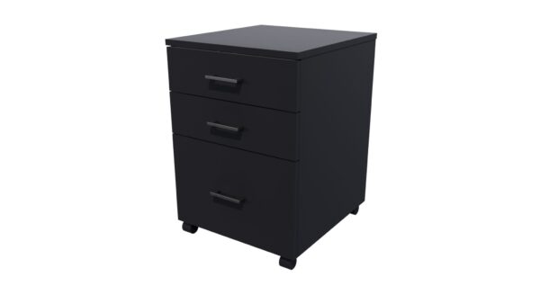 Mobile 3 Drawer Locking Black SKU Code 10019 08 scaled Online Furniture NZ