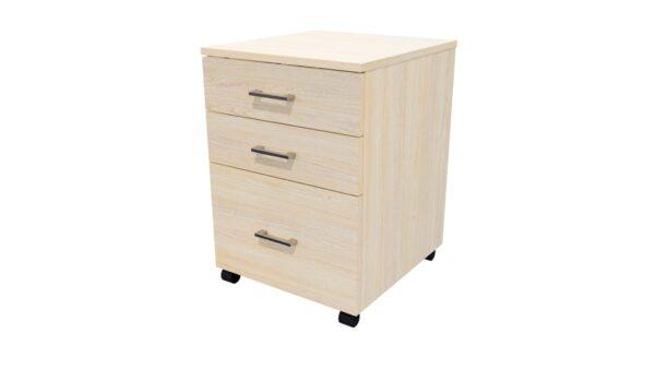 Mobile 3 Drawer Locking Seasoned Oak SKU Code 10019 16 scaled Online Furniture NZ