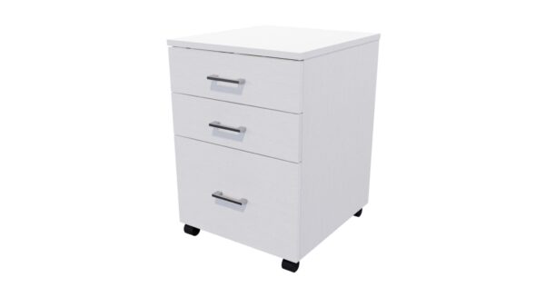 Mobile 3 Drawer Locking Silver Strata SKU Code 10019 19 scaled Online Furniture NZ