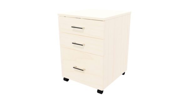 Mobile 3 Drawer Locking Washed Maple SKU Code 10019 01 scaled Online Furniture NZ