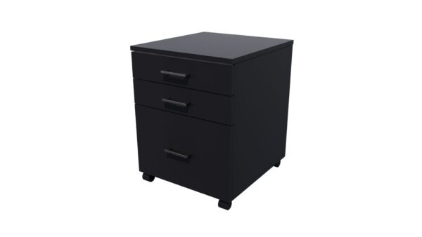 Mobile 3 Drawer Mirage Black SKU Code 20021 08 scaled Online Furniture NZ