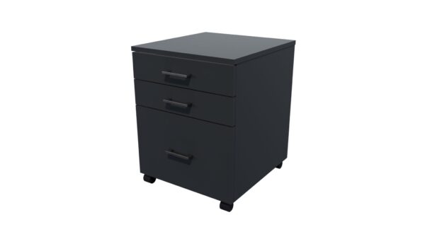 Mobile 3 Drawer Mirage Carbon SKU Code 20021 02 scaled Online Furniture NZ