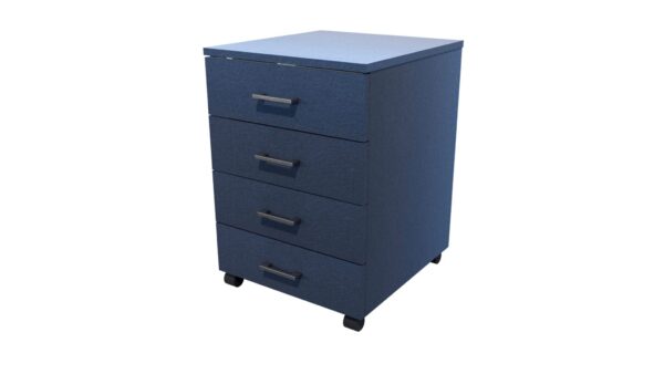 Mobile 4 Drawer Locking Char Blue SKU Code 10020 06 scaled Online Furniture NZ