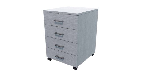 Mobile 4 Drawer Locking New Graphite SKU Code 10020 20 scaled Online Furniture NZ