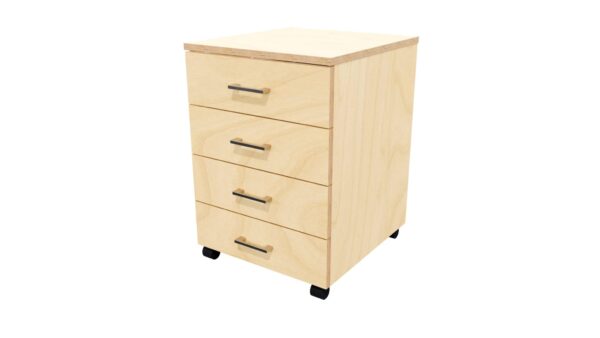 Mobile 4 Drawer Locking Premium Ply SKU Code 10020 14 scaled Online Furniture NZ