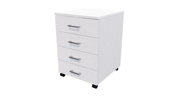 Mobile 4 Drawer Locking Silver Haze SKU Code 10020 07 scaled Online Furniture NZ