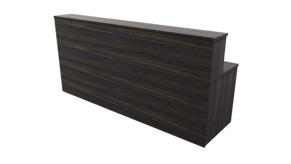 Nelson Reception Desk 2400mm Dark Oak SKU Code 10061 04 scaled Online Furniture NZ