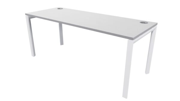 Novah Desk 1800 x 700mm White Frame Silver Strata SKU Code 20044 1903 scaled Online Furniture NZ