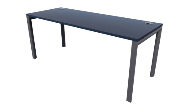 Novah desk 1500 x 600mm Black Frame Char Blue SKU Code 20040 0608 scaled Online Furniture NZ