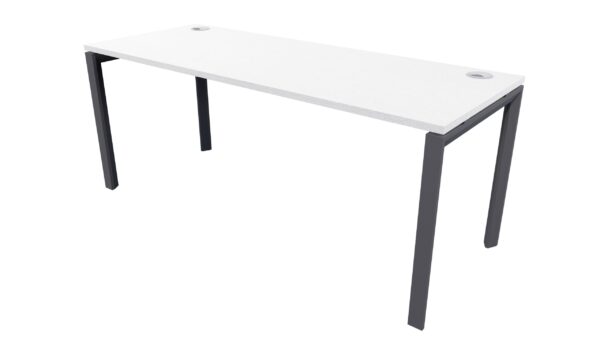 Novah desk 1500 x 600mm Black Frame Silver Haze SKU Code 20040 0708 scaled Online Furniture NZ