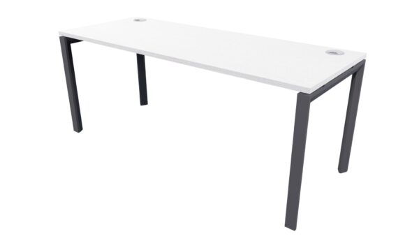 Novah desk 1500 x 700mm Black Frame Silver Haze SKU Code 20041 0708 scaled Online Furniture NZ