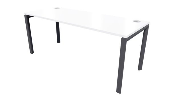 Novah desk 1500 x 700mm Black Frame White SKU Code 20041 0308 scaled Online Furniture NZ