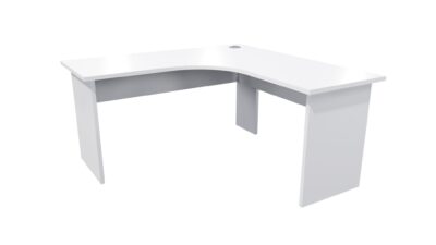 Zealand Corner Desk Workstation 1500 White