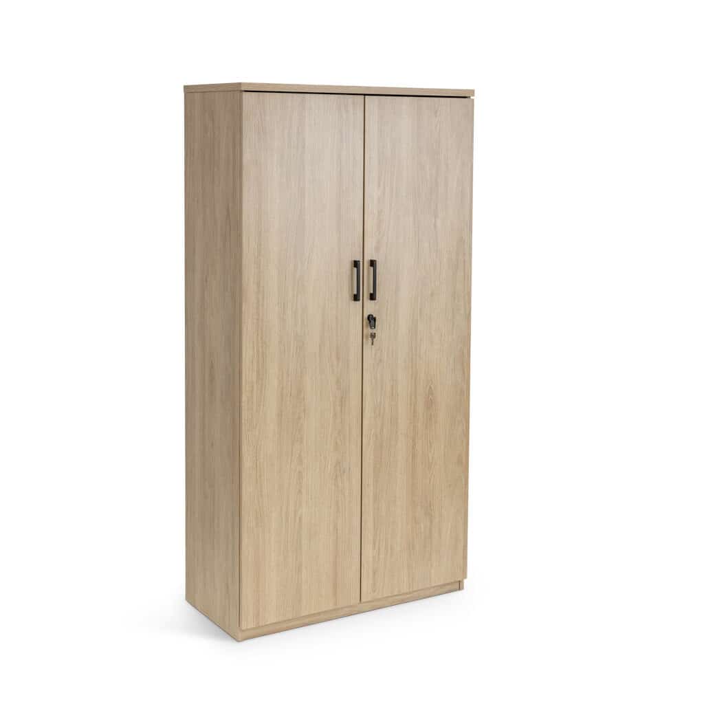 Mobel Range Quickship Oki Lockable Cupboard Autumn Oak Skara Furniture New Zealand